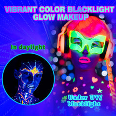 MEICOLY neon glow under UV light for dramatic accents