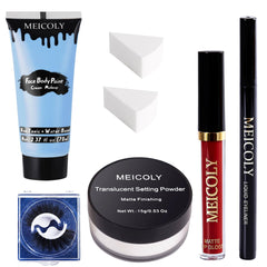 MEICOLY Sally Makeup Kit face paint for vibrant Sally-inspired looks.