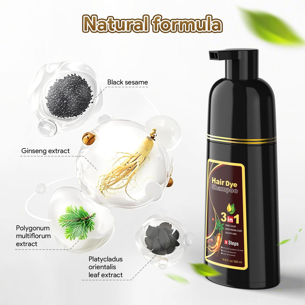 Meidu hair dye shampoo application gloves ready for even color.