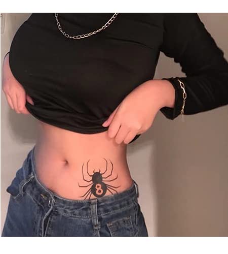 Meifng Anime Tattoo Spider 8 application demonstrates simple removal after use