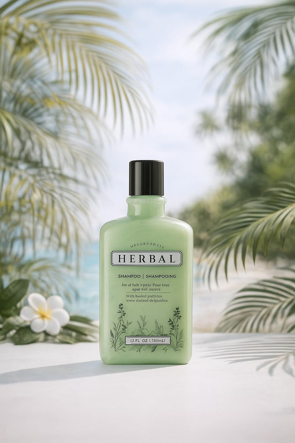 Melaleuca Herbal Shampoo scalp-focused shot suggests refreshing daily use