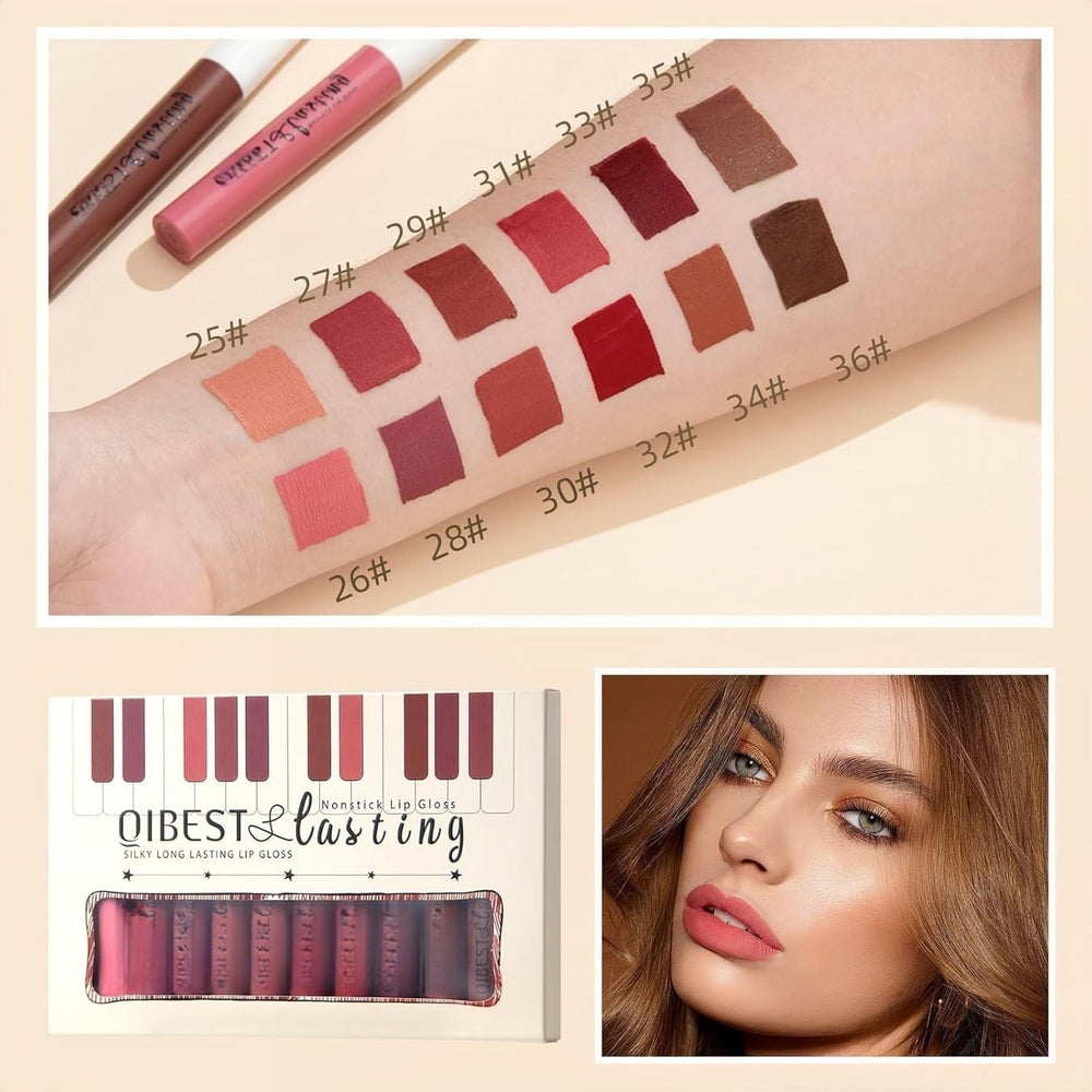 Melemando non-stick cup lipstick in action during wear test.
