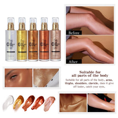 Melemando Shimmer Luminizer glides for easy, even application