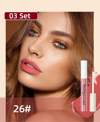 Melemando waterproof lipstick endures drinks and light meals.