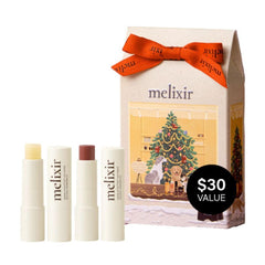 Melixir vegan lip butter Agave tint on lips for natural hydration