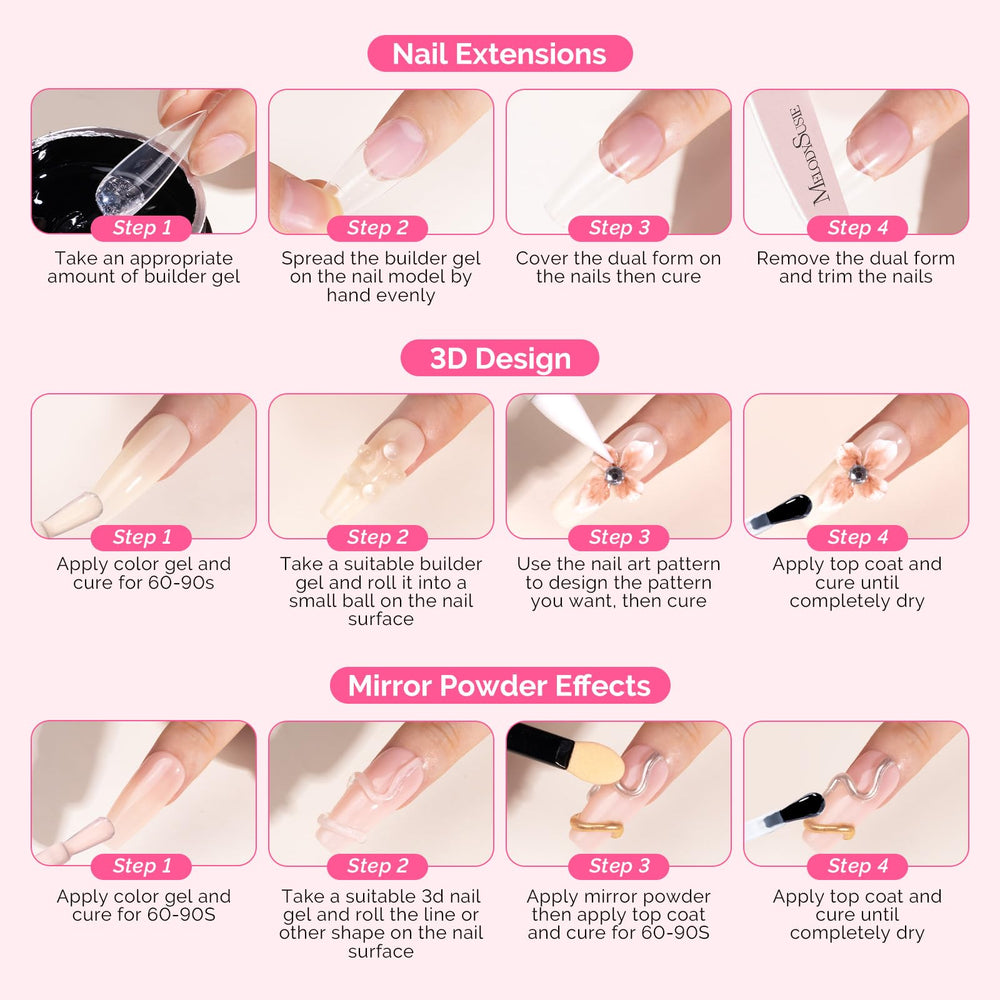 MelodySusie all-in-one kit ready for DIY salon-quality nails