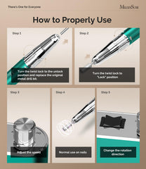 Eight-piece bits kit for trimming, grinding, carving, and polishing