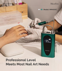 Lightweight handpiece reduces fatigue during long sessions
