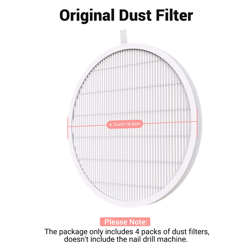 MelodySusie nail dust collector delivers 360-degree dust capture.