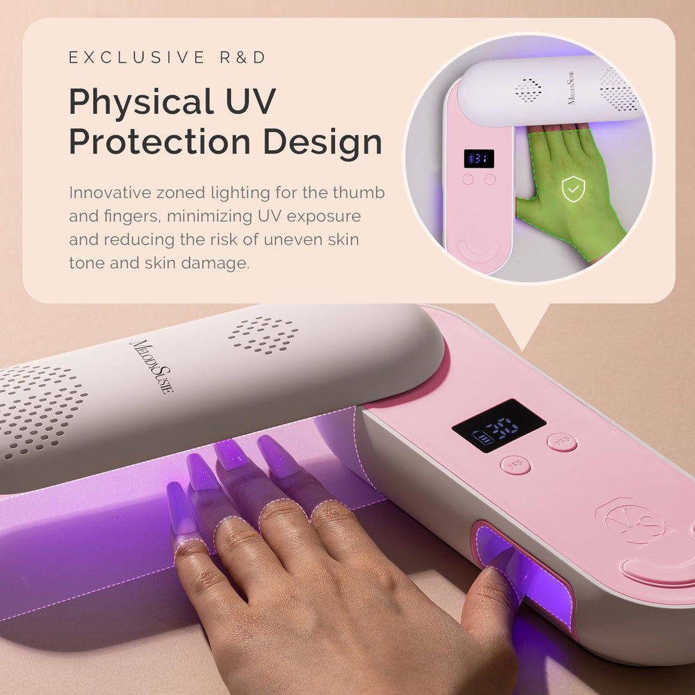 MelodySusie lamp with 7800mAh battery for long, portable use.
