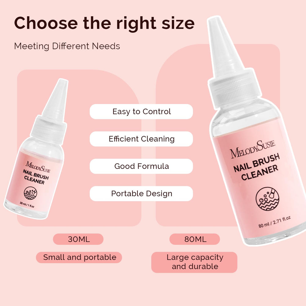 MelodySusie at-home manicure use, convenient for professional and DIY brushing care.