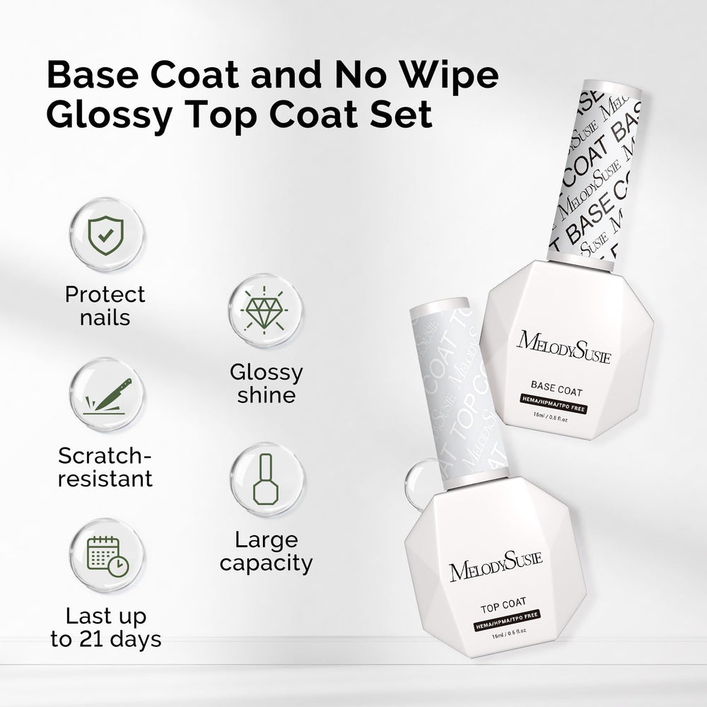MelodySusie base coat application edge brush helps cover nail edges smoothly.