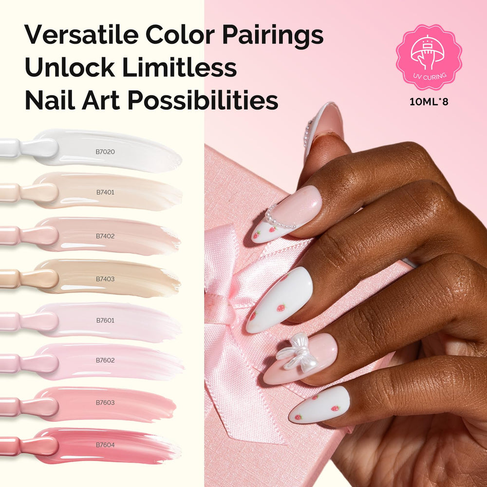 Base coat and top coat duo from MelodySusie for lasting shine.