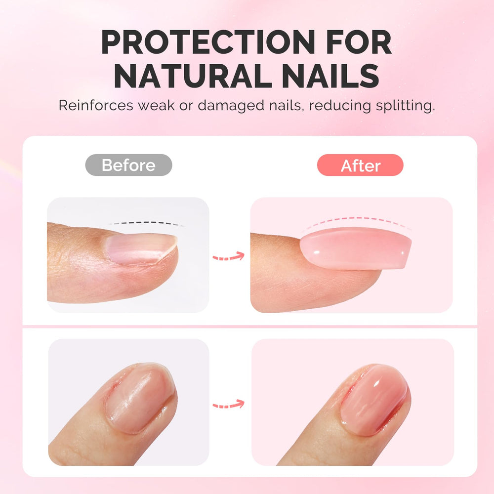 MelodySusie builder gel polish 15ml bottles showcase easy-to-control application