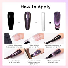 MelodySusie cat-eye gel variety supports creative nail art at home