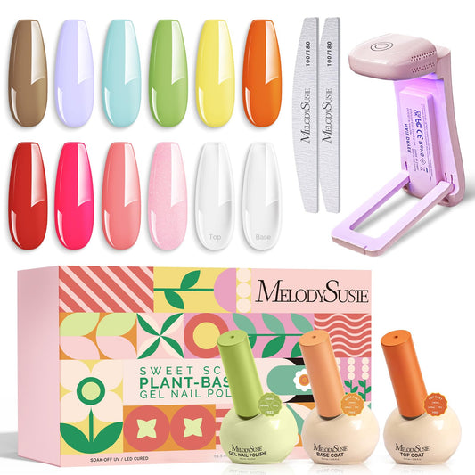 MelodySusie dopamine colors kit bottle shows vibrant pigments for bold, opaque nail color.