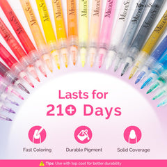 MelodySusie user-friendly pens reduce mess with easy color flow control.