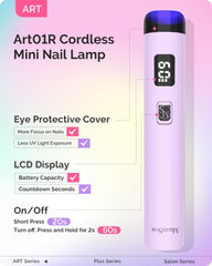 MelodySusie handheld UV light for gel nails enables fast at home cures
