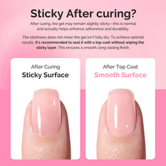 MelodySusie Hema Free Builder Gel bottles emphasize low odor formulation