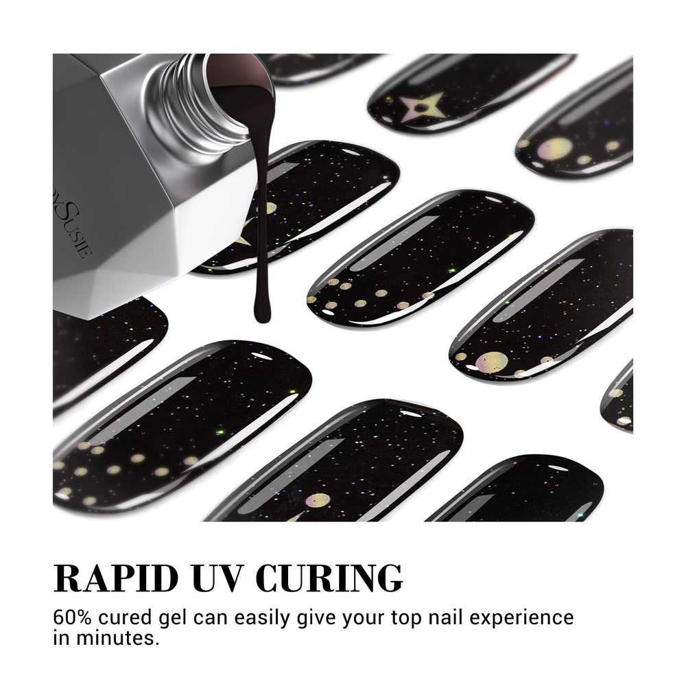 MelodySusie gel nail wraps easy application for DIY manicure