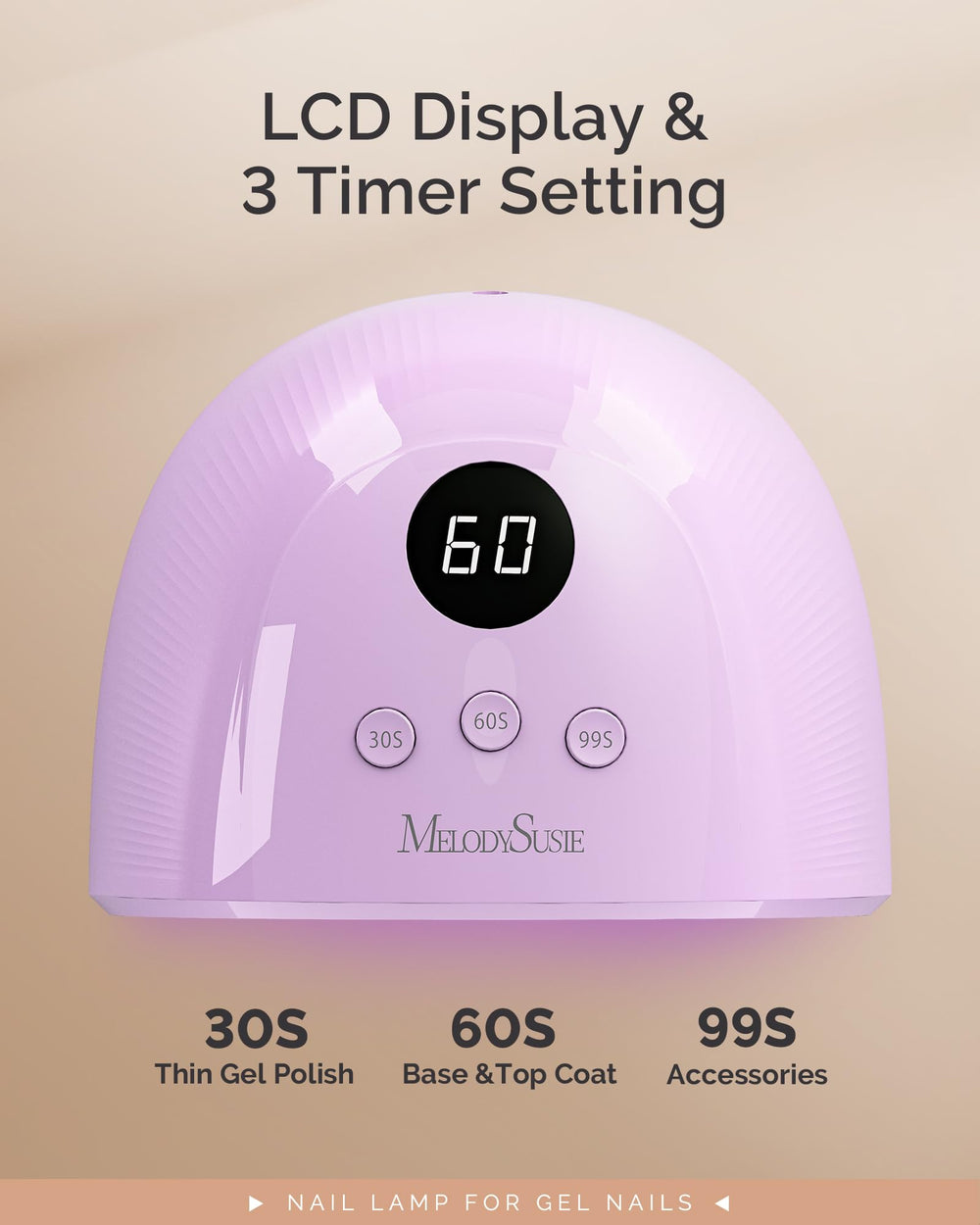 MelodySusie Plus30F ventilation holes support reliable heat dissipation