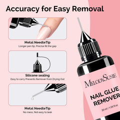 Rhinestone gel removal possible with longer time for home use