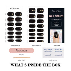 MelodySusie salon-quality long-lasting nail strips with glossy finish