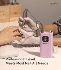 Includes 6 bits and 56 sanding bands for versatile nail care.