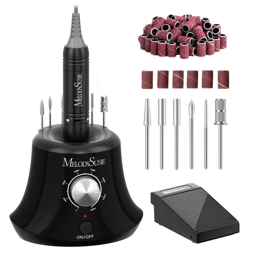 MelodySusie SC320I desktop nail drill with foot pedal for smooth, controlled manicures.