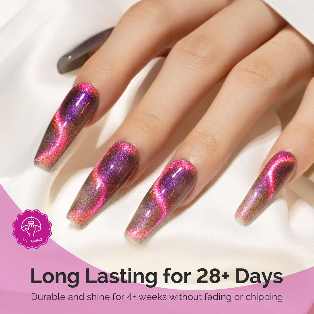 MelodySusie UV nail lamp curing the gel for lasting shine