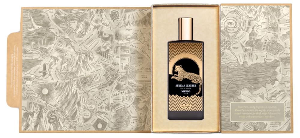 Memo Paris African Leather cardamom and saffron note close-up for a fiery opening.