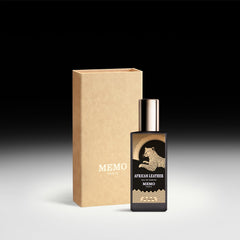 Memo Paris African Leather geranium-leather closeup reveals a sophisticated heart and texture.