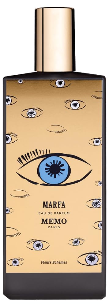 Memo Paris Marfa bottle front view, elegant presentation for gifting.
