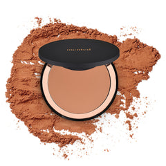 Mented Beach Bum bronzer palette swatch showing warm sun-kissed glow for light to medium skin