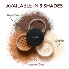 Mented compact on-the-go enables quick touch-ups anywhere.