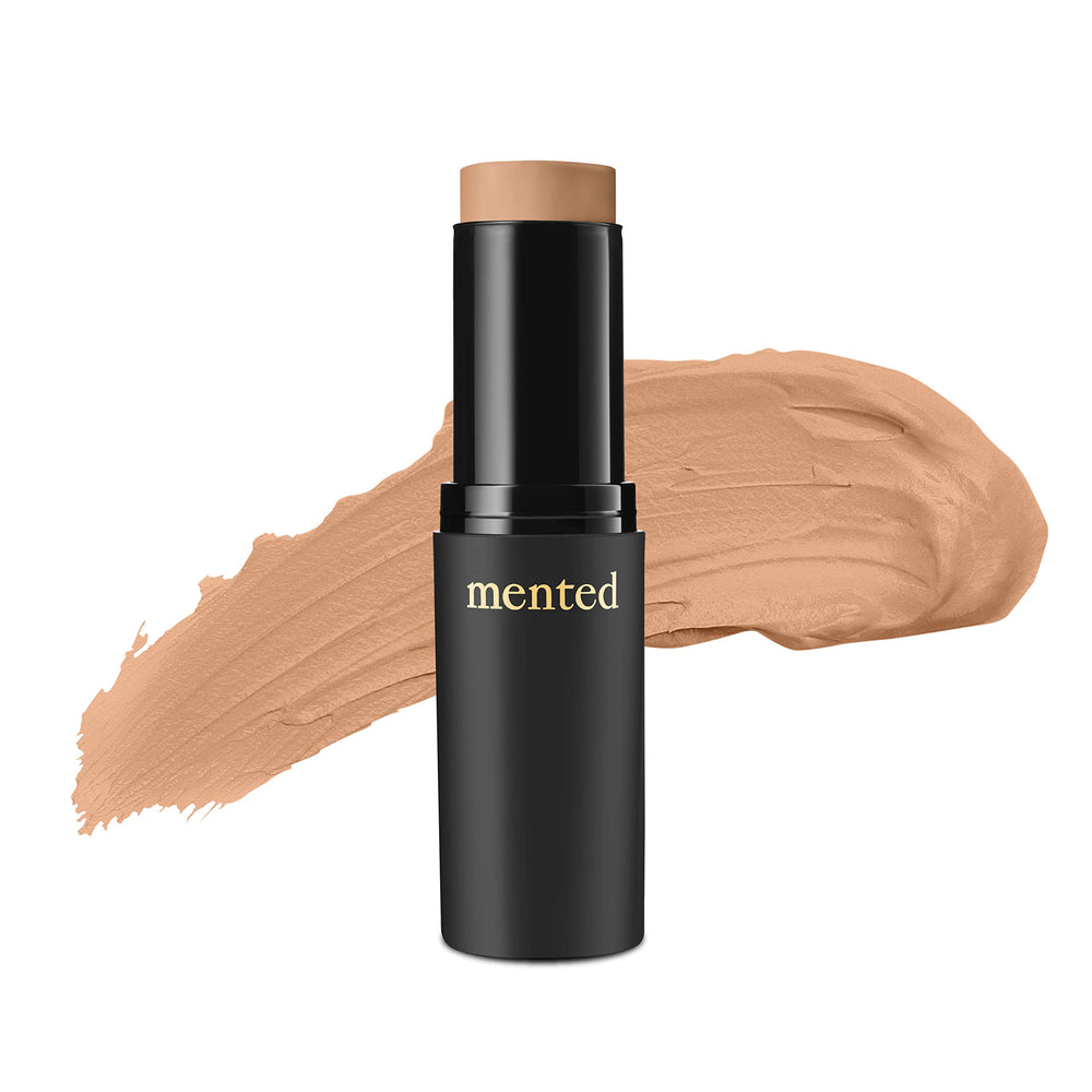 Mented Stick Foundation application shows easy coverage for an even complexion