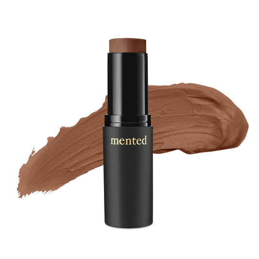 Mented stick foundation compact for on-the-go coverage and portable touch-ups.