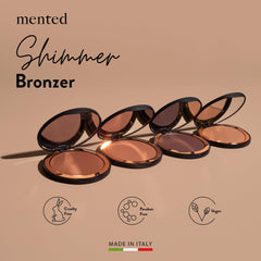 Mented Vacay bronzer swatch blends seamlessly for medium tones and natural radiance