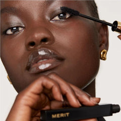 Precision brush detail coats lashes evenly for definition.