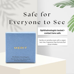 Merit Solo Shadow Vachetta compact-travel highlights convenient 1-ounce size.
