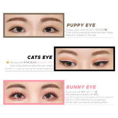 Merrymonde Super Twim easy-removal eyeliner works with makeup remover for quick cleanup