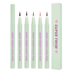 Merrymonde ultra-fine mocha brown tip delivers precise lines.