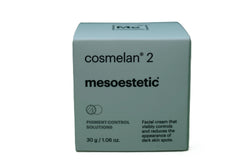 Mesoestetic Cosmelan 2 Maintenance Cream bottle for even tone and gentle care