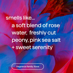 Creamy lather from Method Pure Peace body wash on skin during shower.