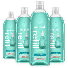 Method Waterfall refill bottle shown with eco-friendly packaging and refill-ready design