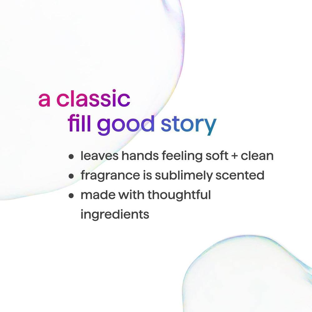 Method Waterfall label emphasizing paraben- and phthalate-free formula and freshness