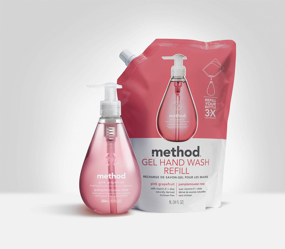 Method hand wash leaves hands smooth after using Waterfall.