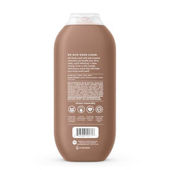 Method Men Body Wash sandalwood vetiver bottle side highlighting paraben-free formula.