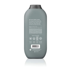 Method Men Cedar + Cypress bottle pour, smooth rinse and bold fragrance