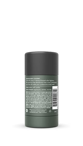 Method Men cedar-cypress deodorant closeup showing natural fragrance and long-lasting use